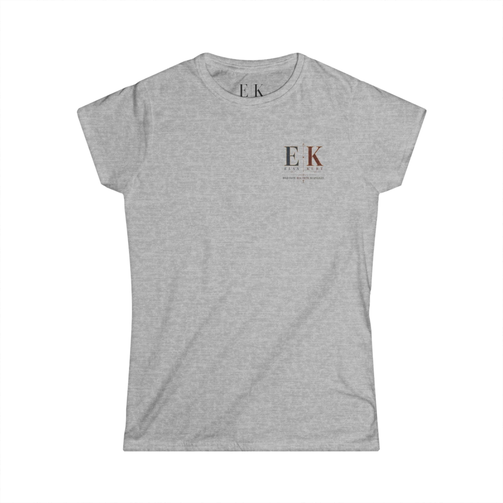 Faith Graphic Tee — “Bold Faith. Real Truth. No Apologies.” Women's Crewneck
