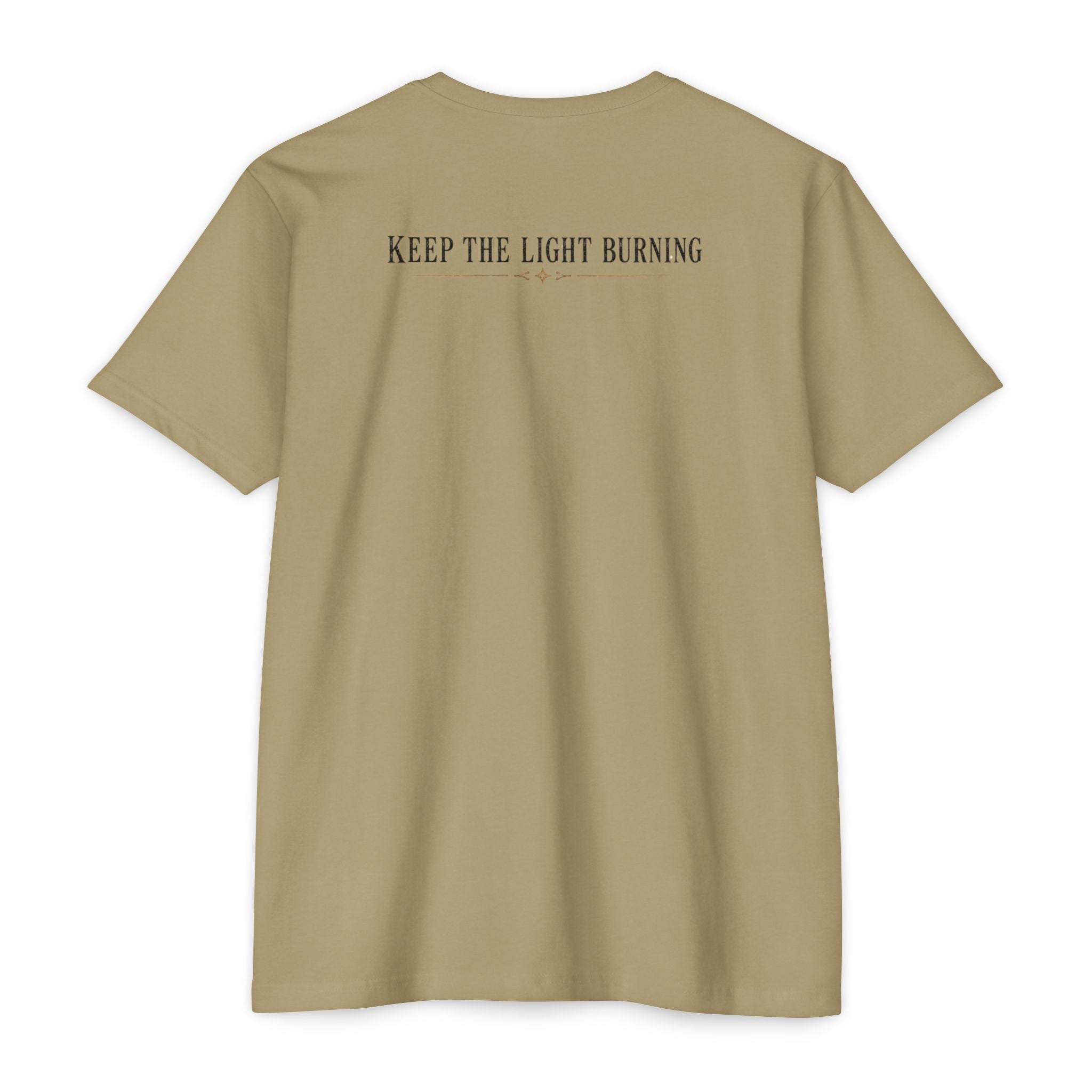 Keep The Light Burning T-Shirt — Vintage Lantern Graphic Tee