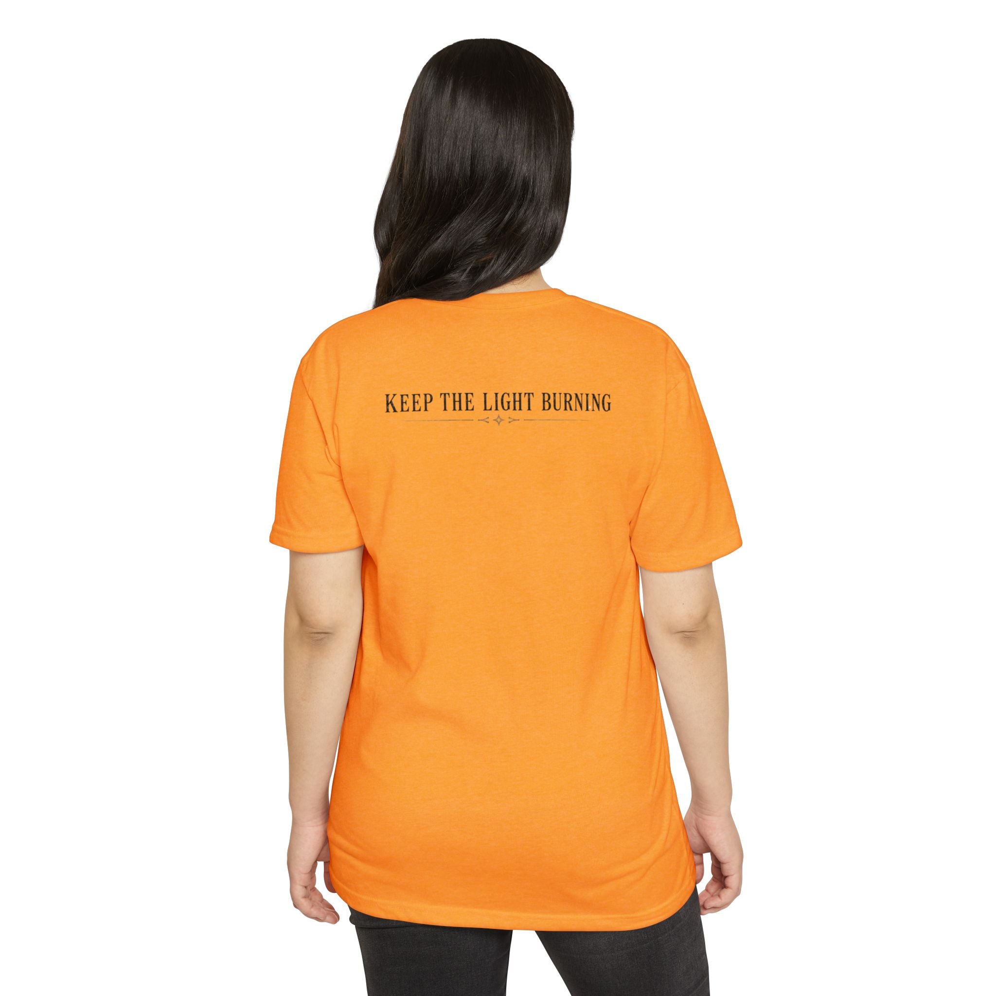 Keep The Light Burning T-Shirt — Vintage Lantern Graphic Tee