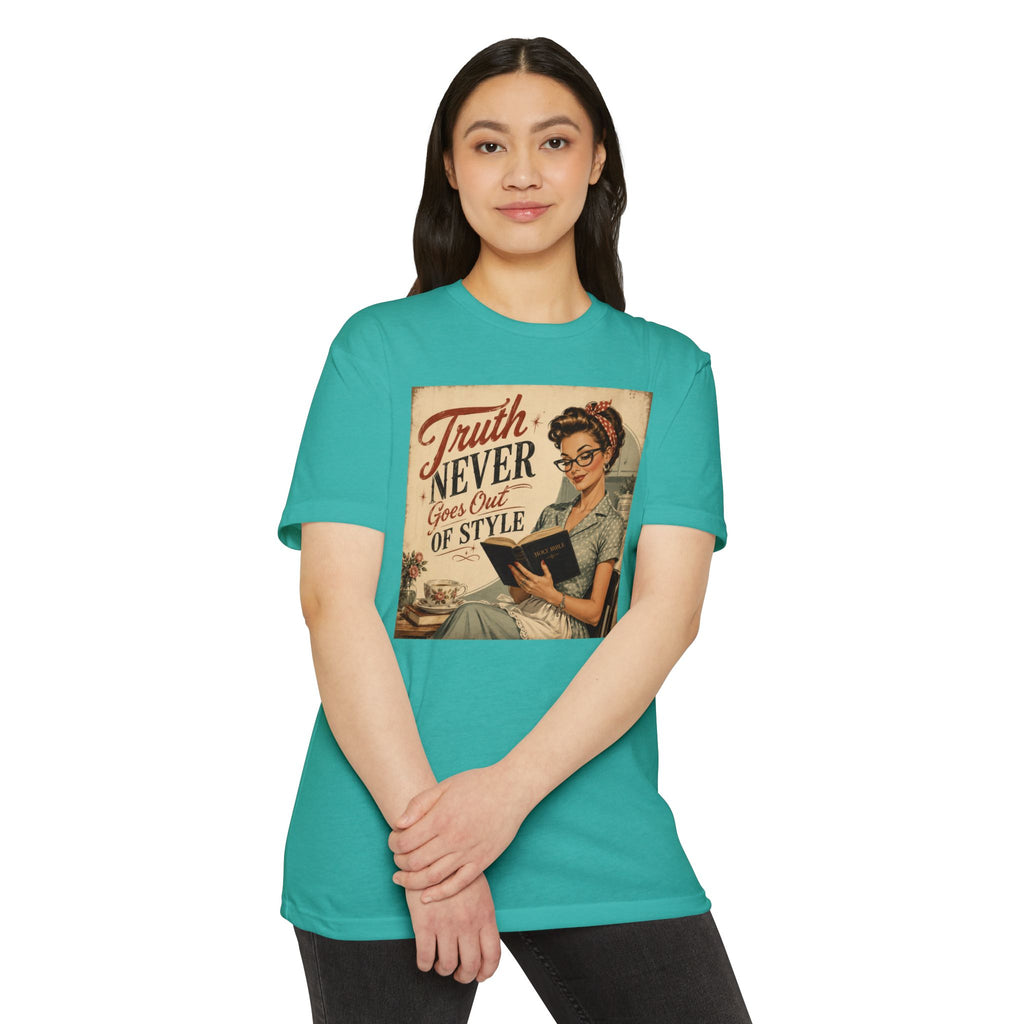 Vintage Rosie Tee — "Truth Never Goes Out of Style" Graphic T-Shirt
