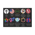 Conservative Values Plastic Yard Sign