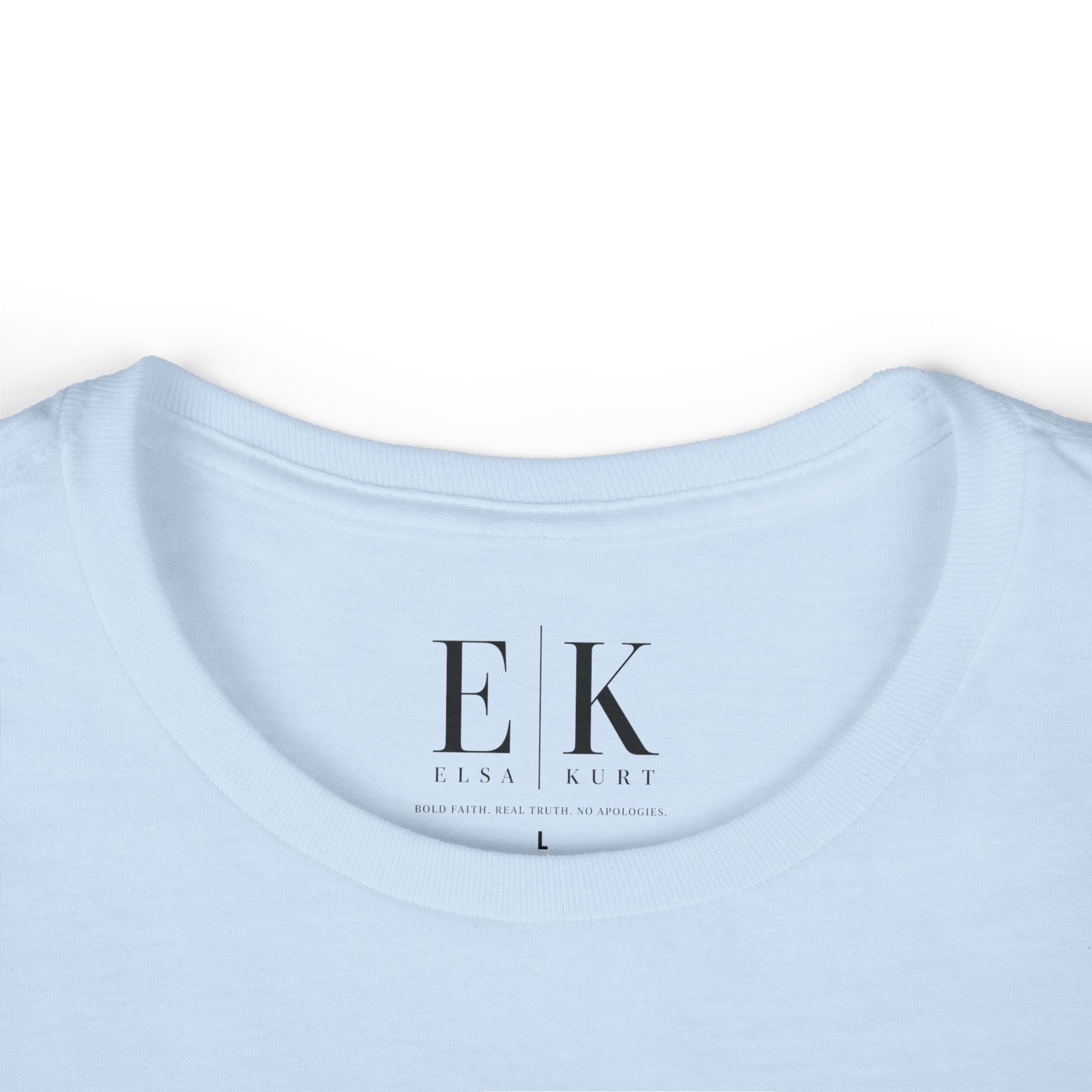 Faith Graphic Tee — “Bold Faith. Real Truth. No Apologies.” Women's Crewneck