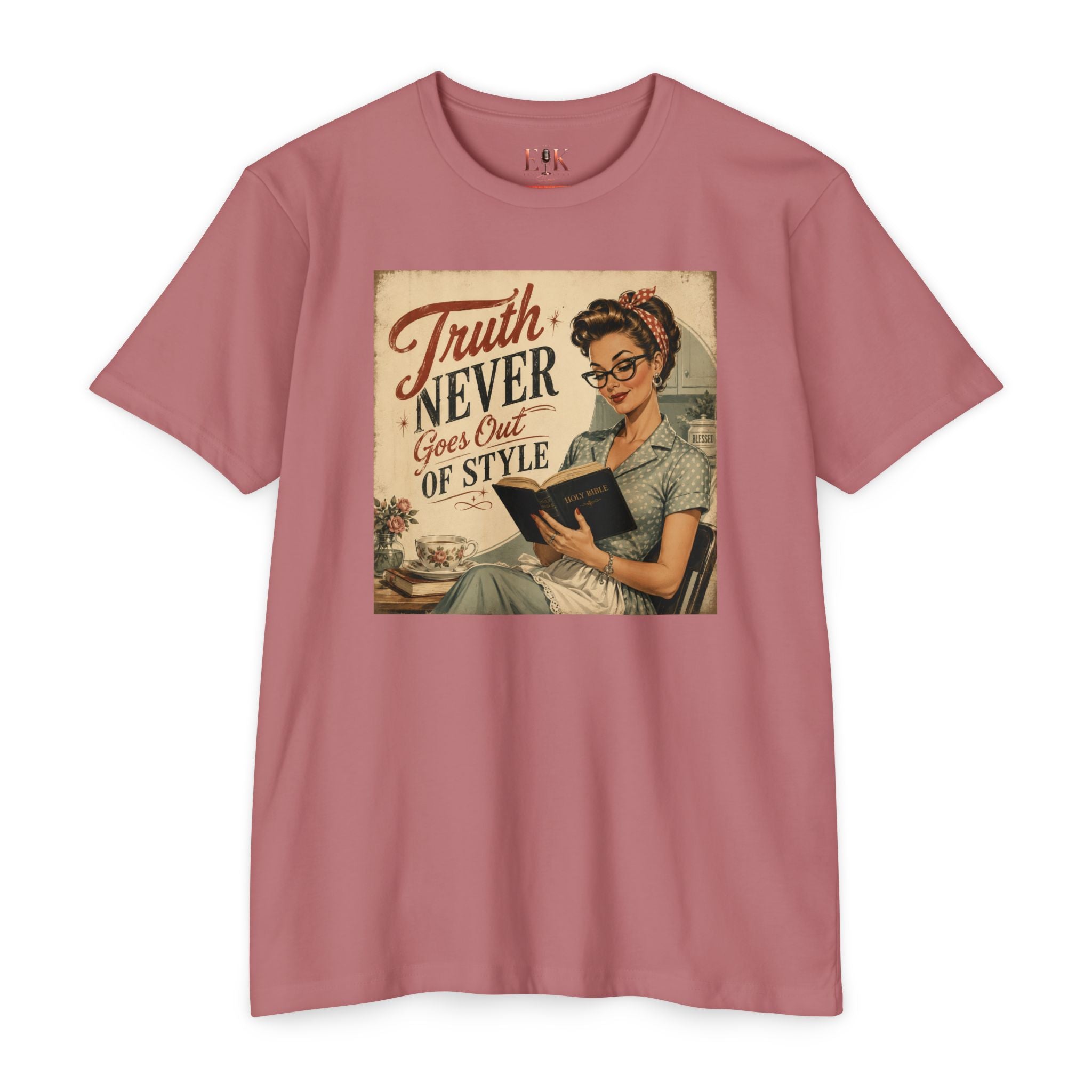 Vintage Rosie Tee — "Truth Never Goes Out of Style" Graphic T-Shirt