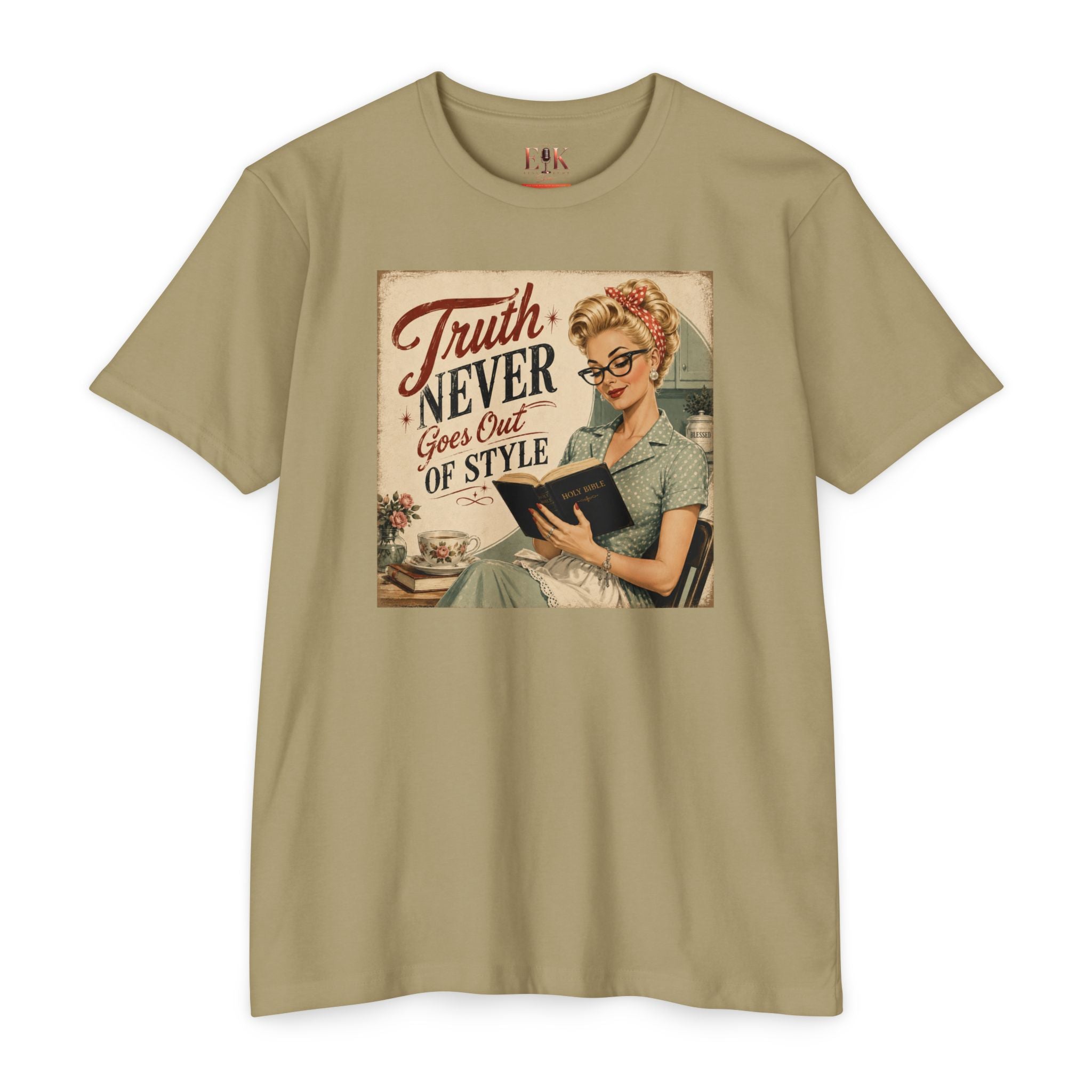 Retro Housewife T-Shirt - "Truth Never Goes Out of Style" Vintage Graphic Tee