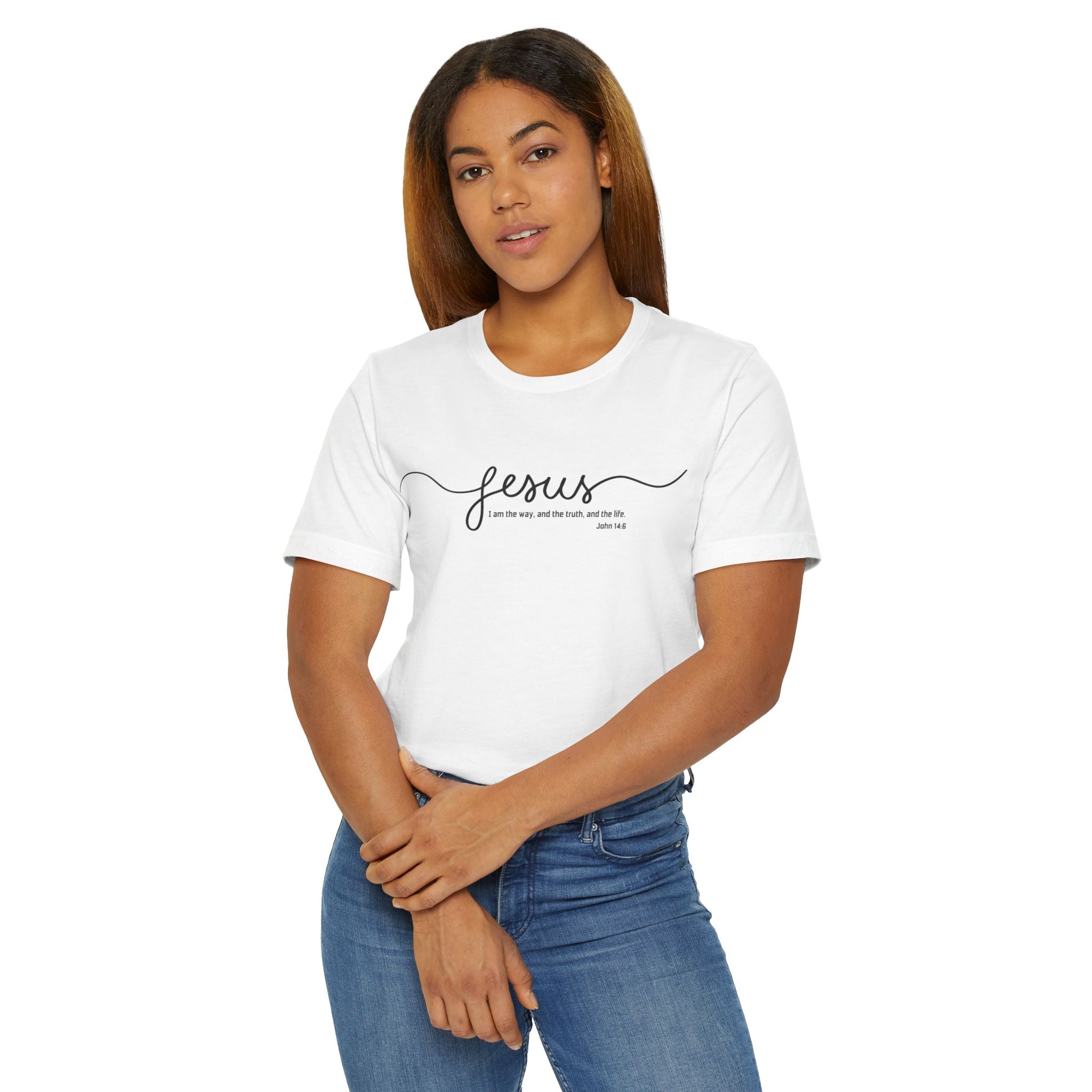 Jesus: The Way, the Truth, The Life Unisex Jersey T-Shirt