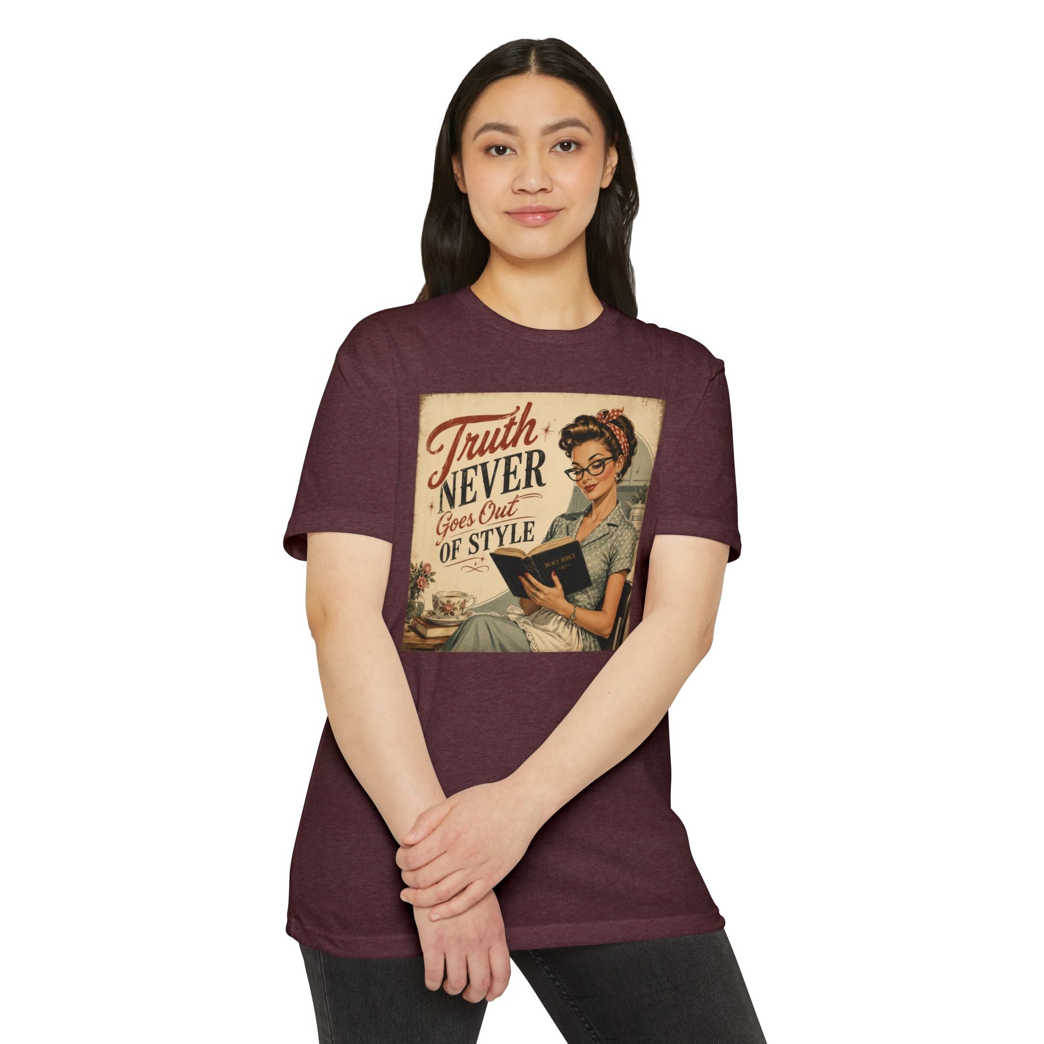 Vintage Rosie Tee — "Truth Never Goes Out of Style" Graphic T-Shirt