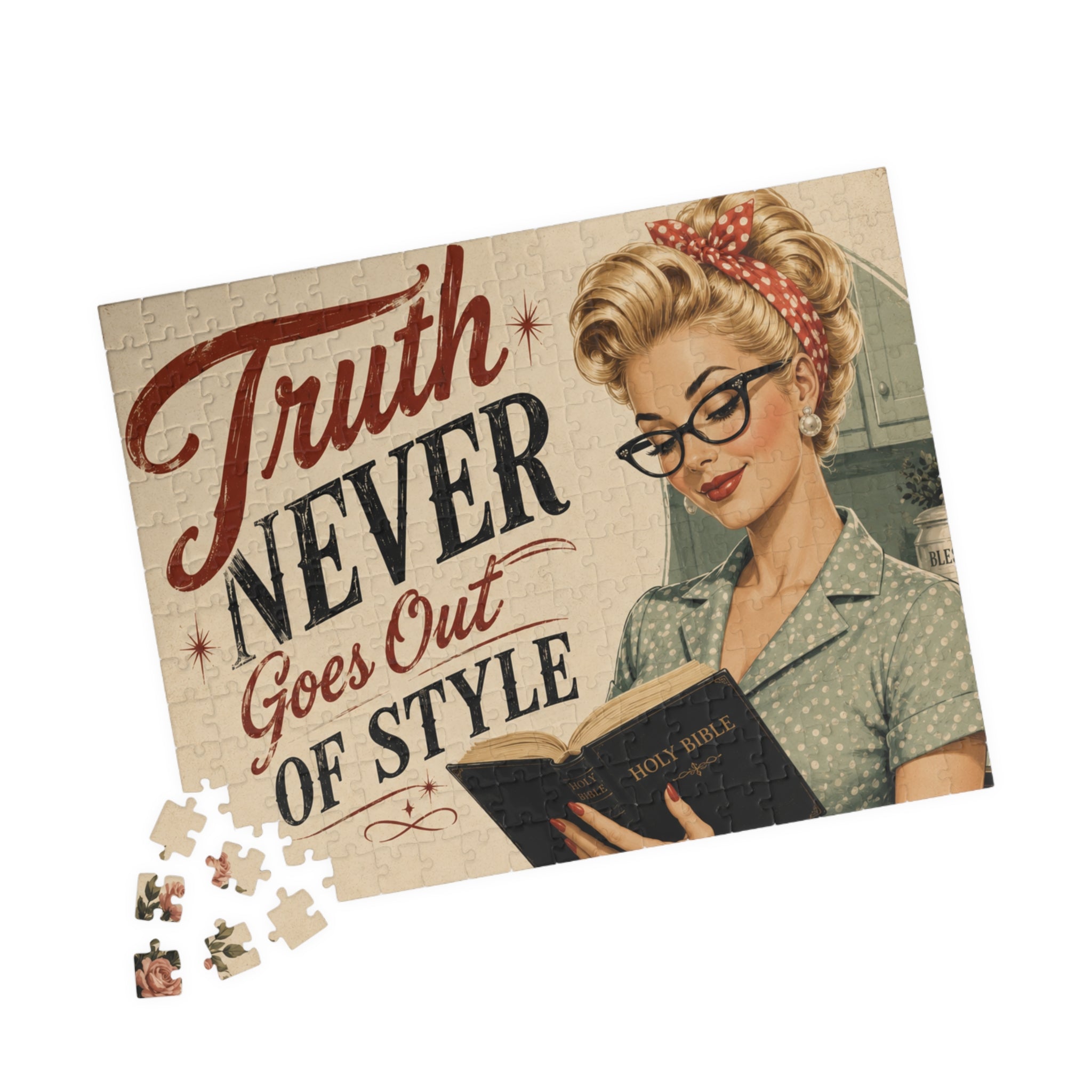 Vintage 'Truth Never Goes Out of Style' Jigsaw Puzzle