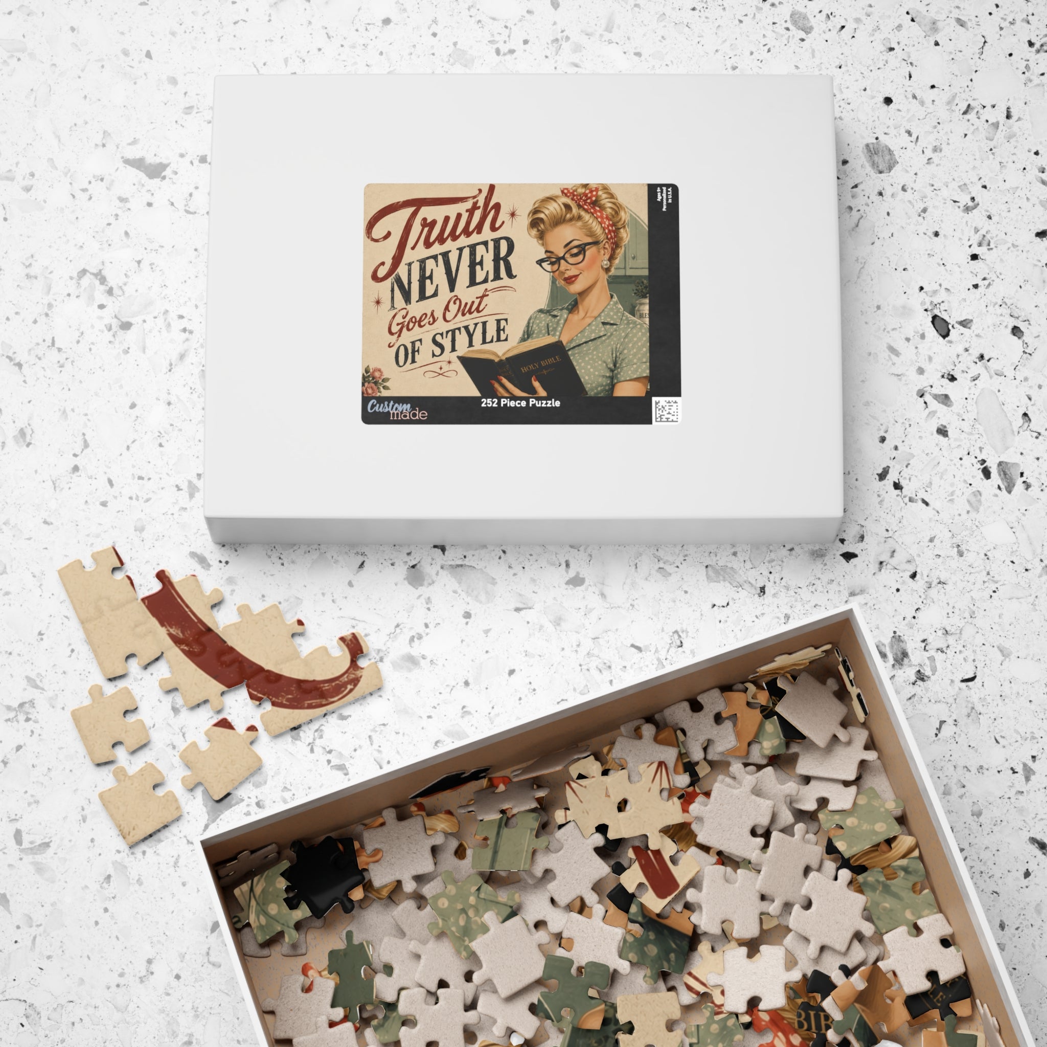 Vintage 'Truth Never Goes Out of Style' Jigsaw Puzzle