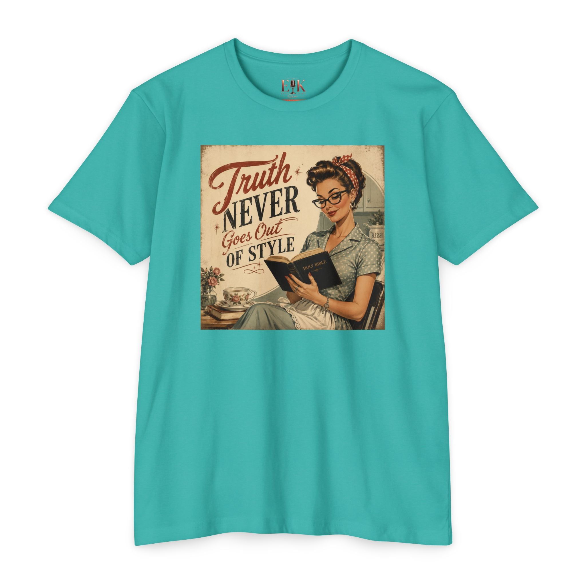 Vintage Rosie Tee — "Truth Never Goes Out of Style" Graphic T-Shirt