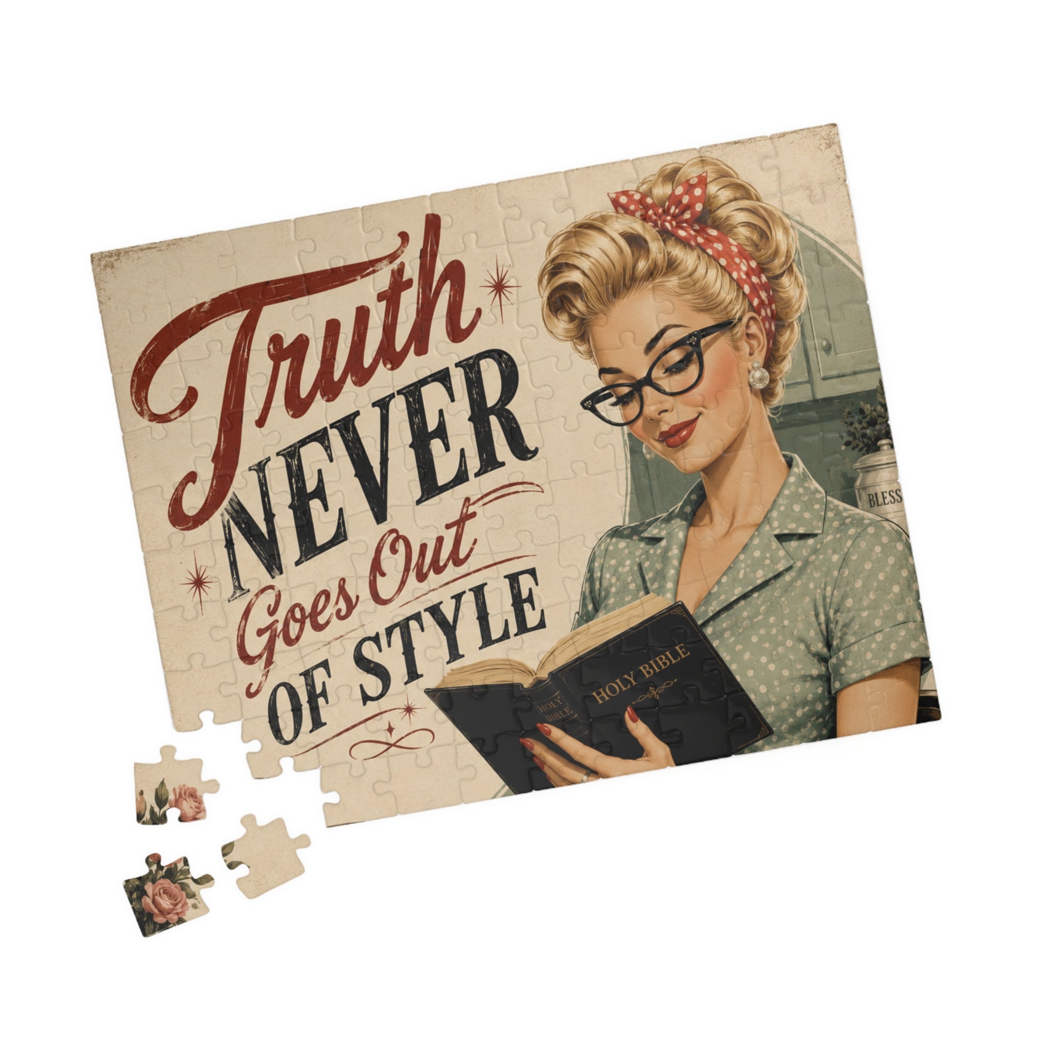 Vintage 'Truth Never Goes Out of Style' Jigsaw Puzzle