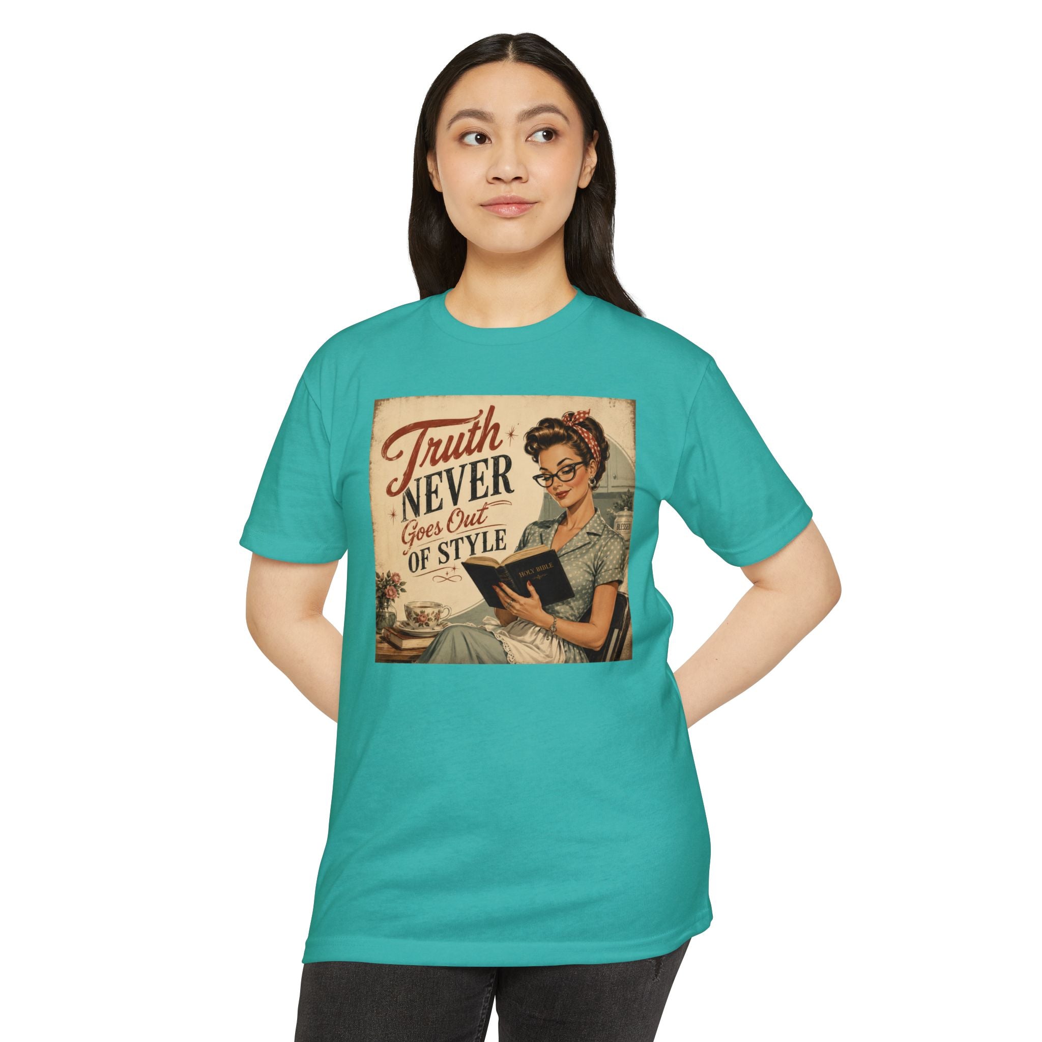 Vintage Rosie Tee — "Truth Never Goes Out of Style" Graphic T-Shirt