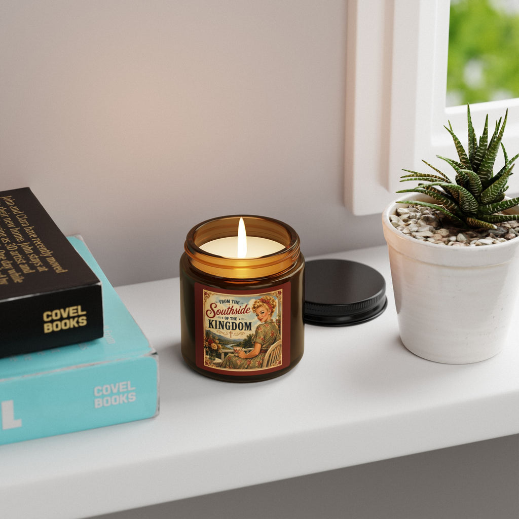 Amber Jar Soy Candle — "From the Southside to the Kingdom" Vintage Southern Scent| Blonde