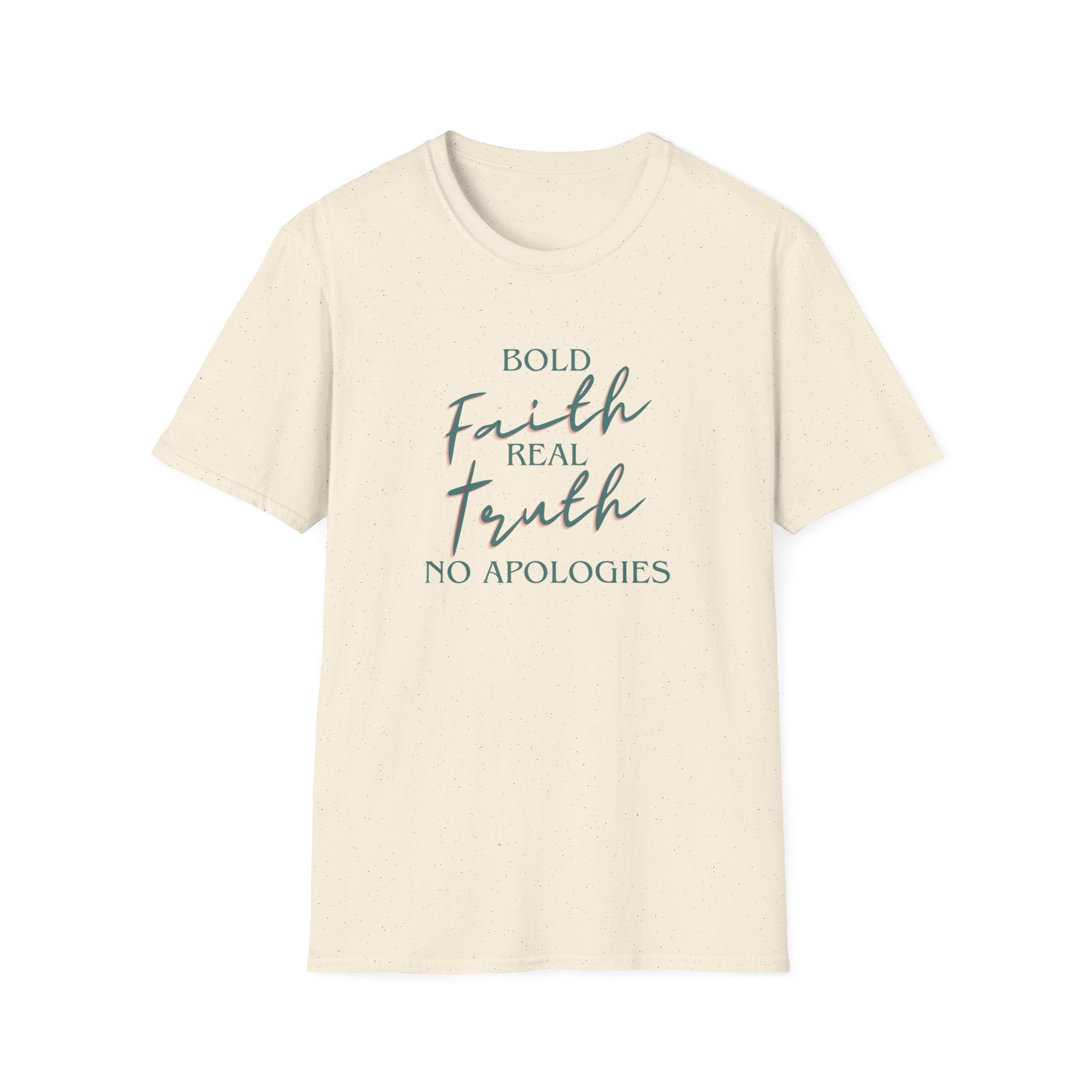 Faith & Truth T‑Shirt — "Bold Faith, Real Truth, No Apologies" Inspirational Tee