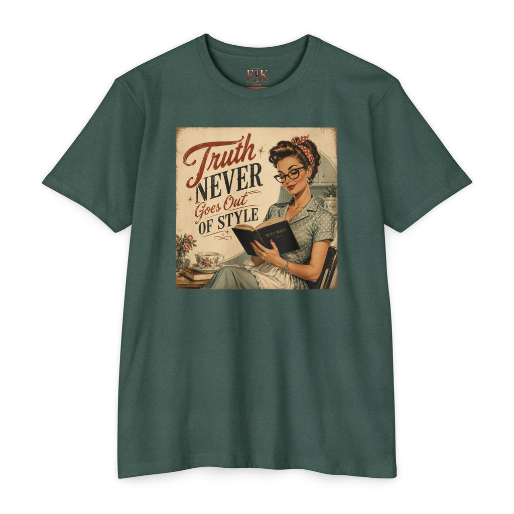 Vintage Rosie Tee — "Truth Never Goes Out of Style" Graphic T-Shirt