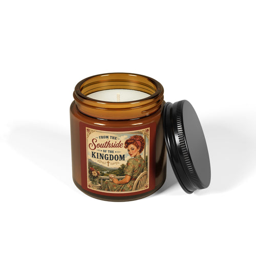Amber Jar Soy Candle — "From the Southside to the Kingdom" Vintage Southern Scent| Redhead