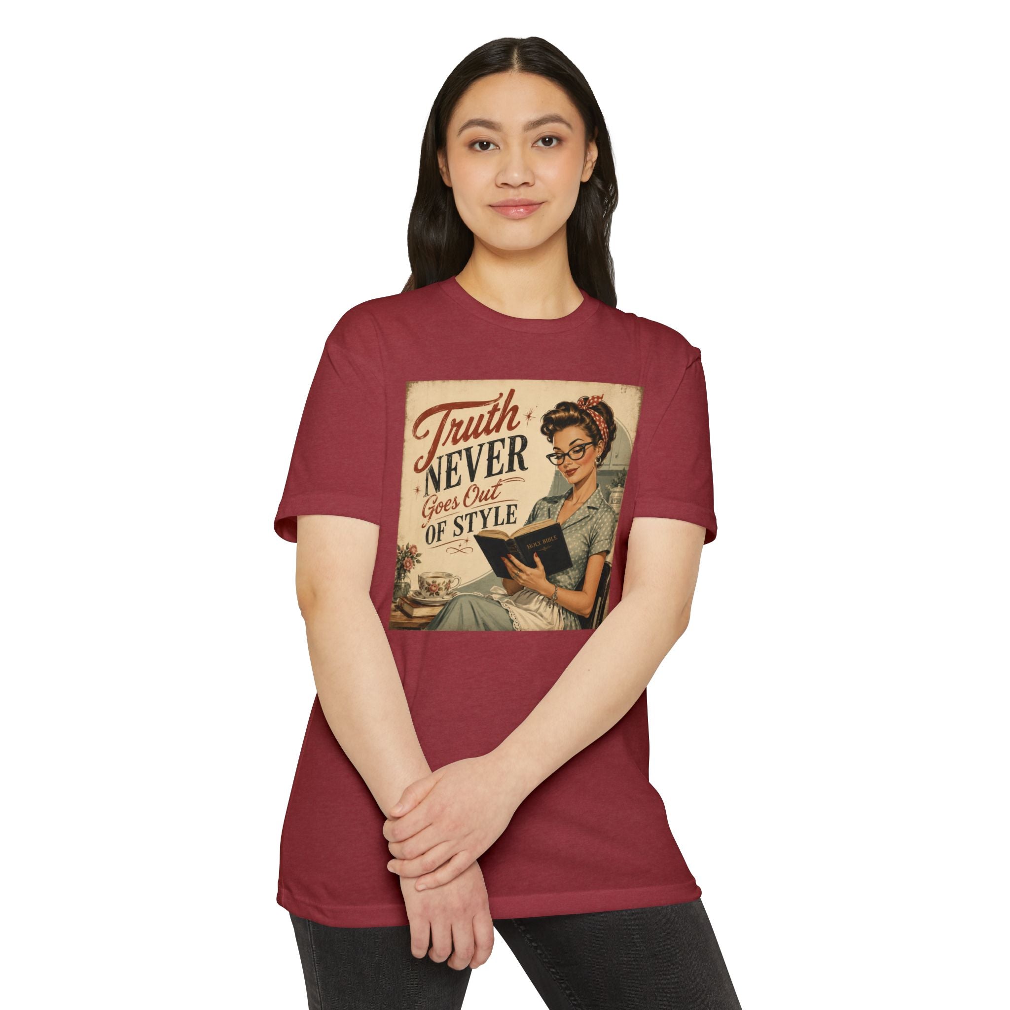 Vintage Rosie Tee — "Truth Never Goes Out of Style" Graphic T-Shirt