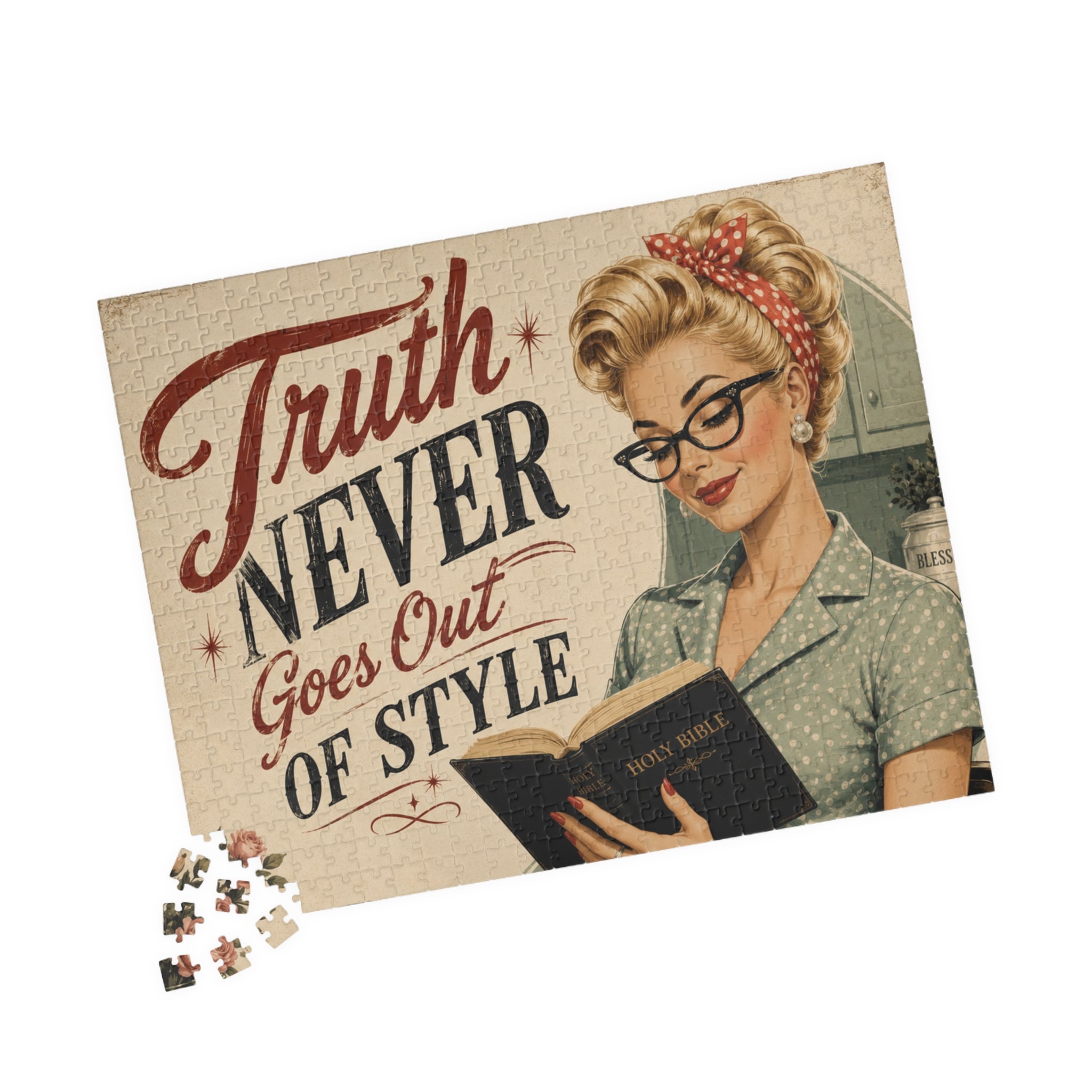 Vintage 'Truth Never Goes Out of Style' Jigsaw Puzzle