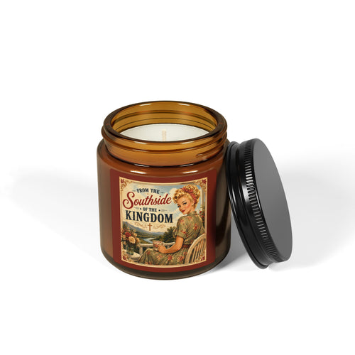 Amber Jar Soy Candle — "From the Southside to the Kingdom" Vintage Southern Scent| Blonde