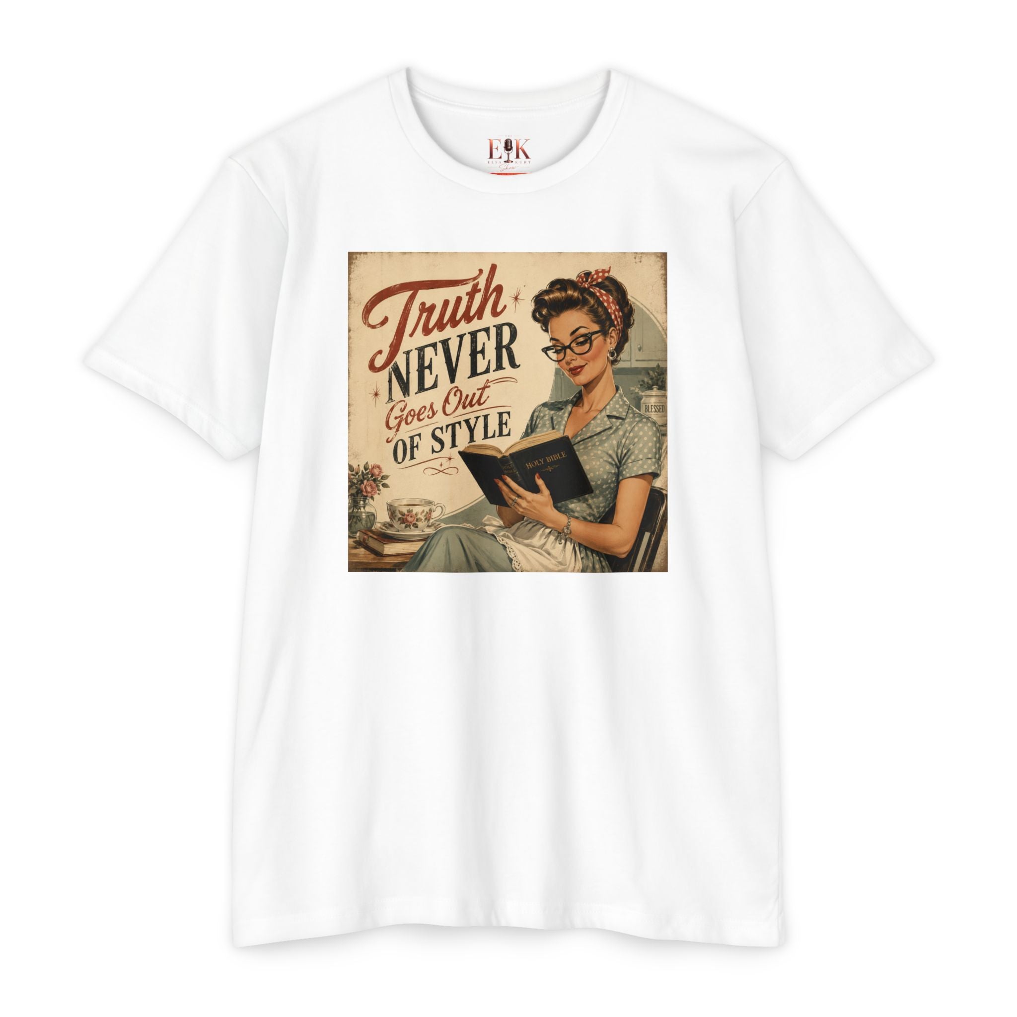Vintage Rosie Tee — "Truth Never Goes Out of Style" Graphic T-Shirt