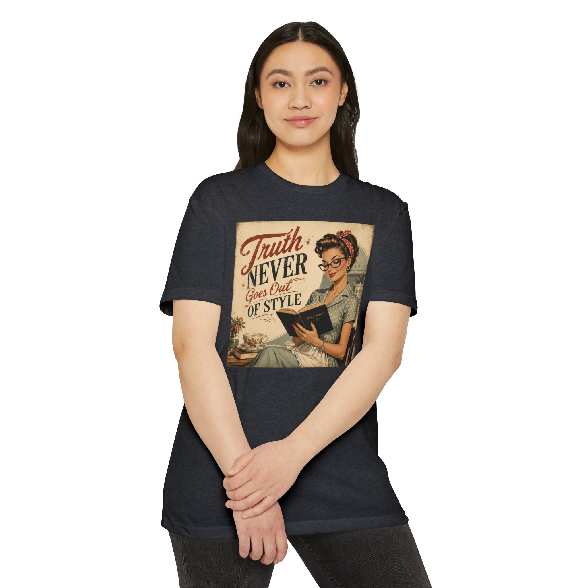 Vintage Rosie Tee — "Truth Never Goes Out of Style" Graphic T-Shirt