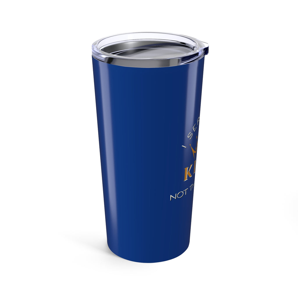 I Serve The King 20oz Tumbler - Faith-Based Insulated Travel Mug for Everyday Use