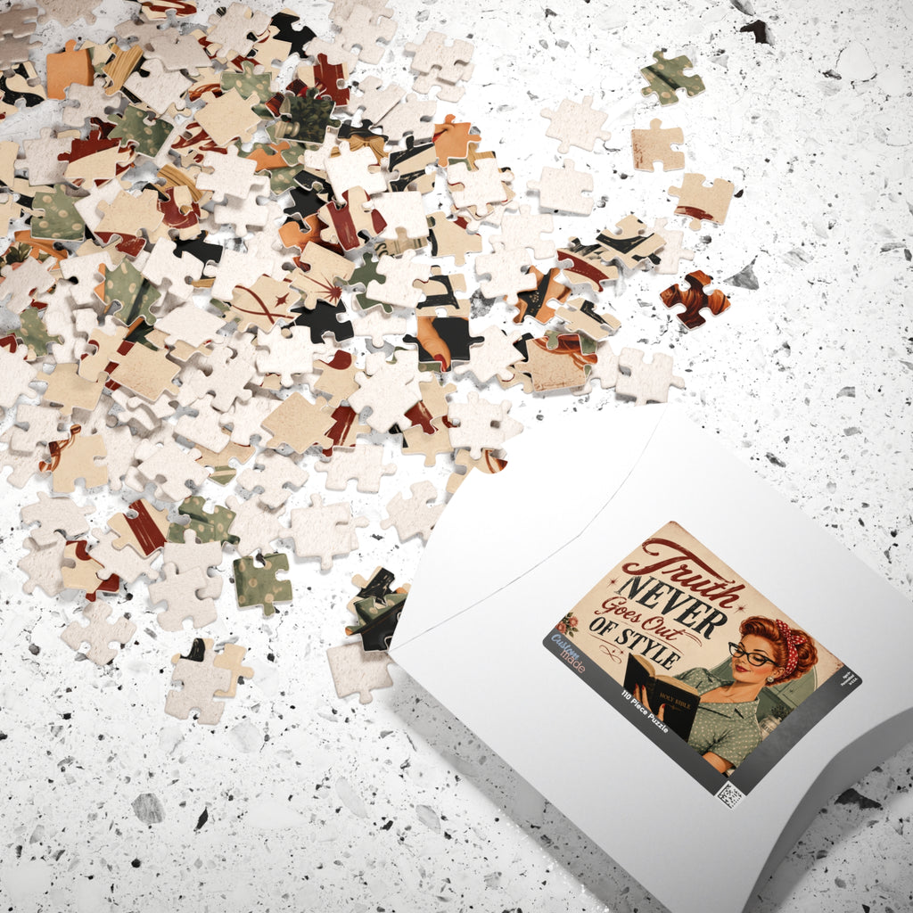 Vintage 'Truth Never Goes Out of Style' Jigsaw Puzzle | Redhead
