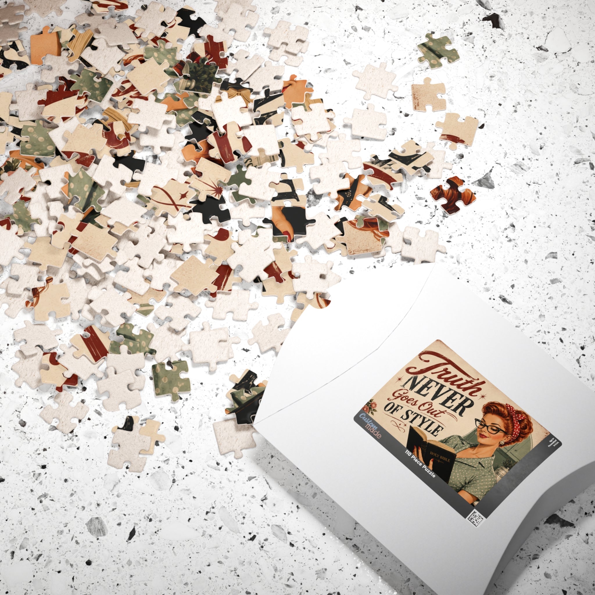Vintage 'Truth Never Goes Out of Style' Jigsaw Puzzle | Redhead