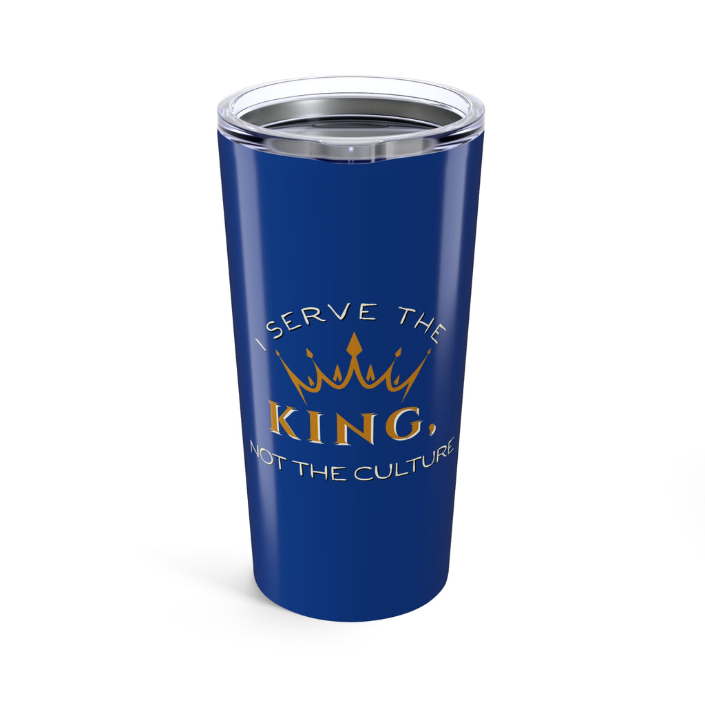 I Serve The King 20oz Tumbler - Faith-Based Insulated Travel Mug for Everyday Use