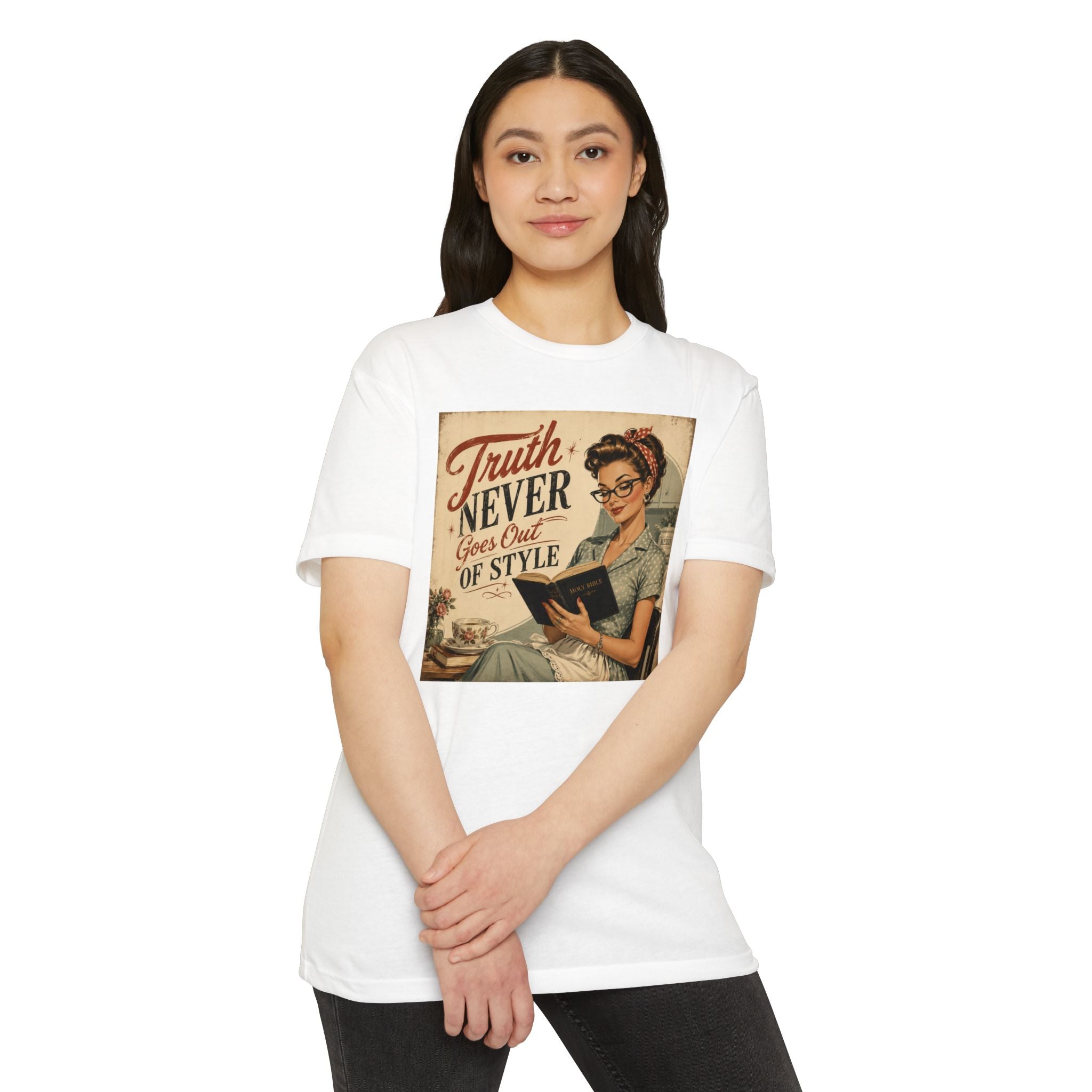 Vintage Rosie Tee — "Truth Never Goes Out of Style" Graphic T-Shirt