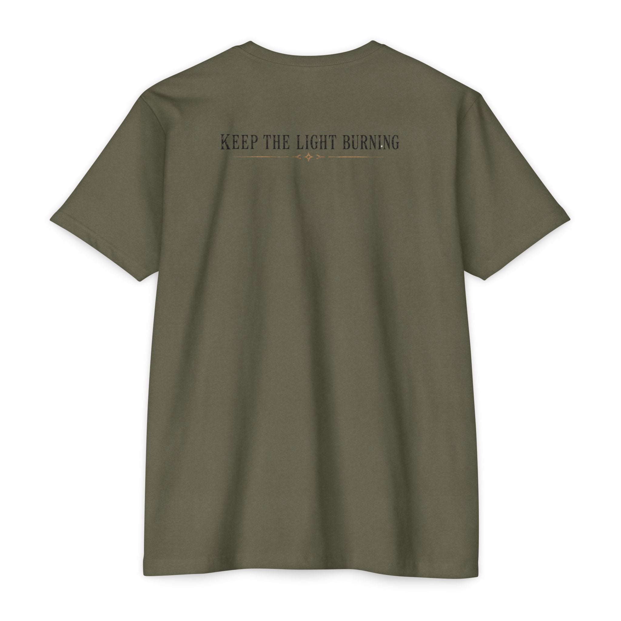Keep The Light Burning T-Shirt — Vintage Lantern Graphic Tee