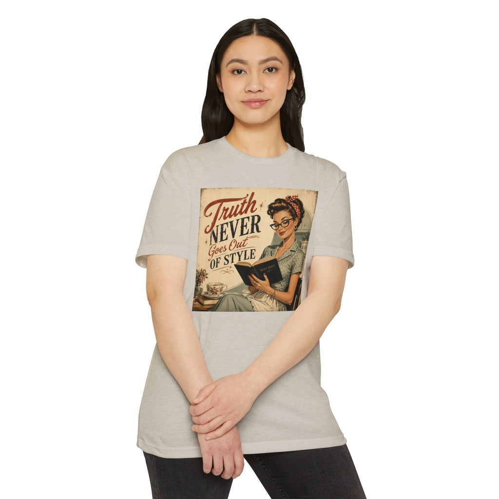 Vintage Rosie Tee — "Truth Never Goes Out of Style" Graphic T-Shirt