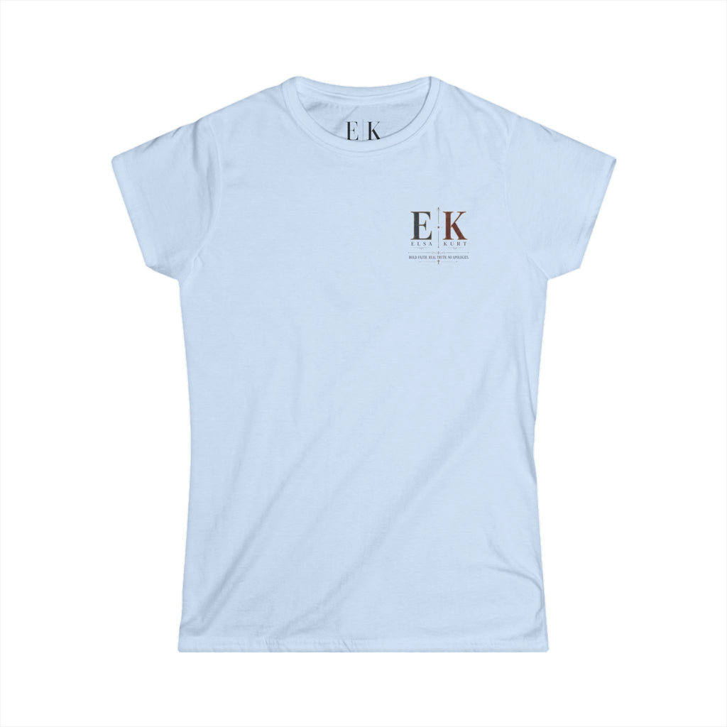 Faith Graphic Tee — “Bold Faith. Real Truth. No Apologies.” Women's Crewneck