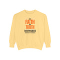 Bold Faith Sweatshirt, Unisex Inspirational Sweatshirt, Faith and Truth Apparel, No Apologies Clothing, Cozy Gift for Believers