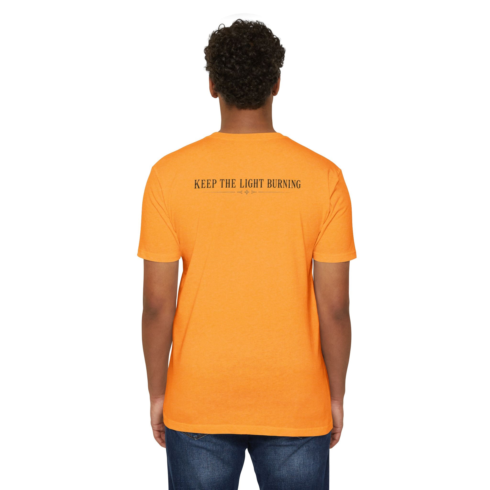 Keep The Light Burning T-Shirt — Vintage Lantern Graphic Tee