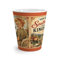 Latte Mug – “From the Southside of the Kingdom” Vintage Pin-Up Christian Coffee Cup | Blonde