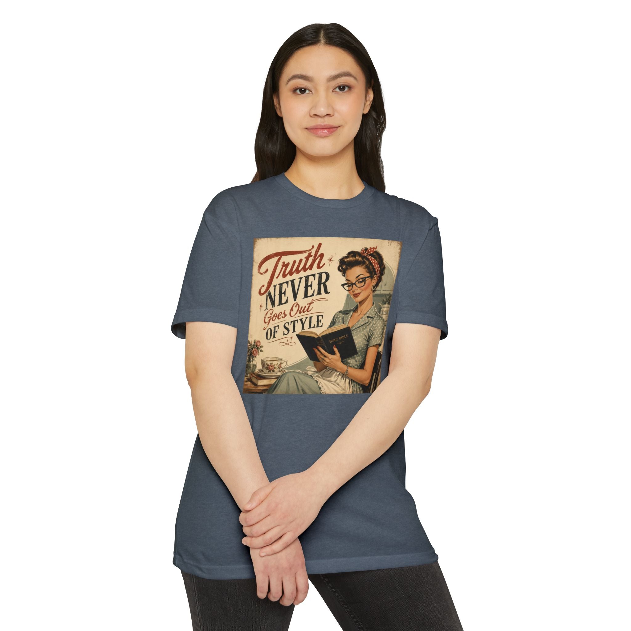 Vintage Rosie Tee — "Truth Never Goes Out of Style" Graphic T-Shirt