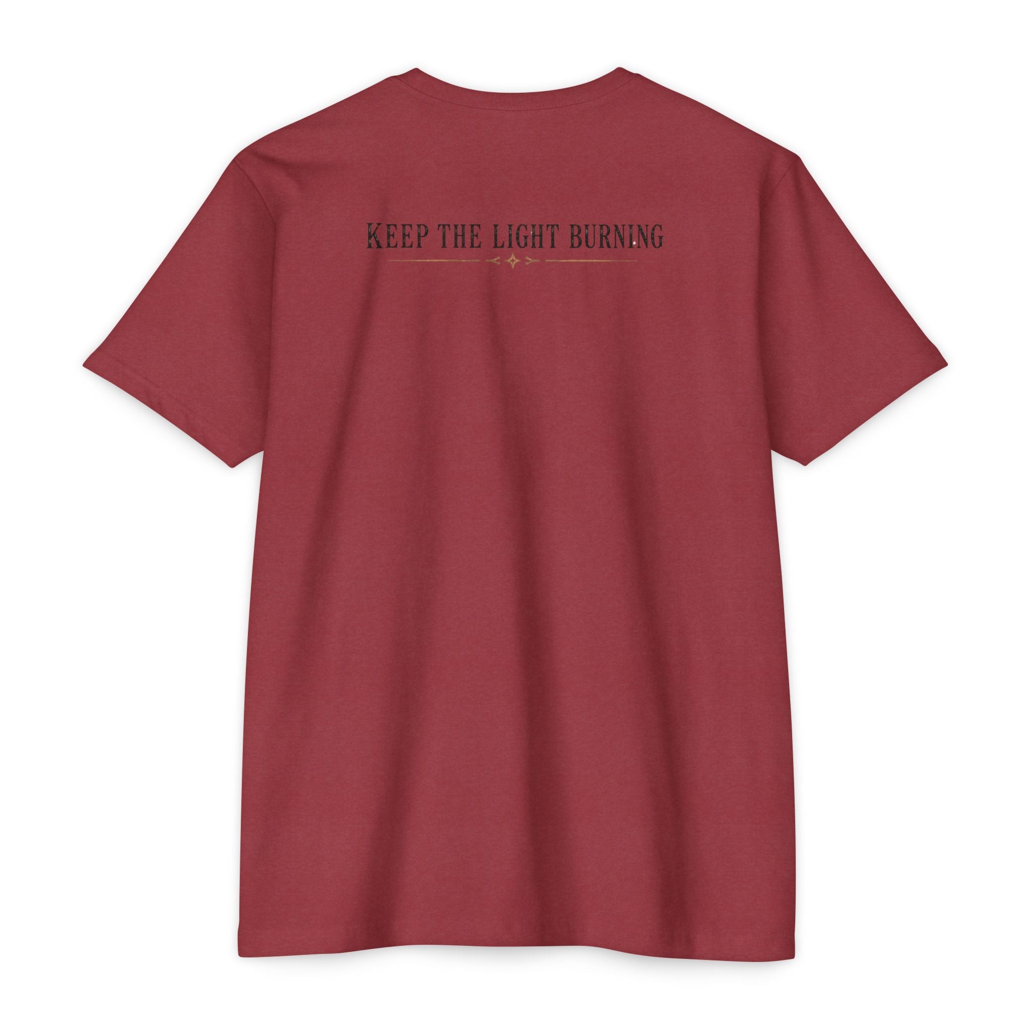 Keep The Light Burning T-Shirt — Vintage Lantern Graphic Tee