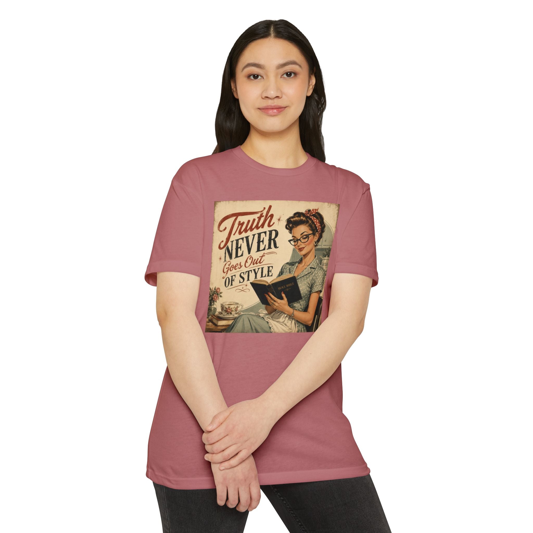 Vintage Rosie Tee — "Truth Never Goes Out of Style" Graphic T-Shirt