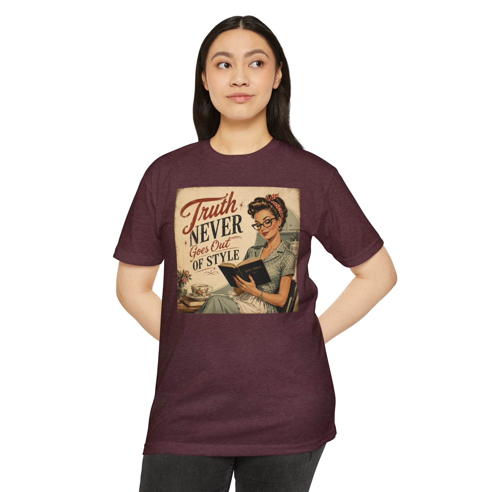 Vintage Rosie Tee — "Truth Never Goes Out of Style" Graphic T-Shirt