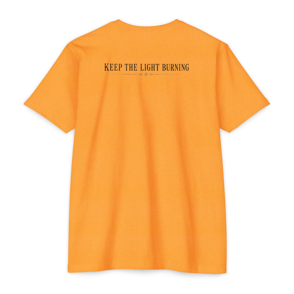 Keep The Light Burning T-Shirt — Vintage Lantern Graphic Tee