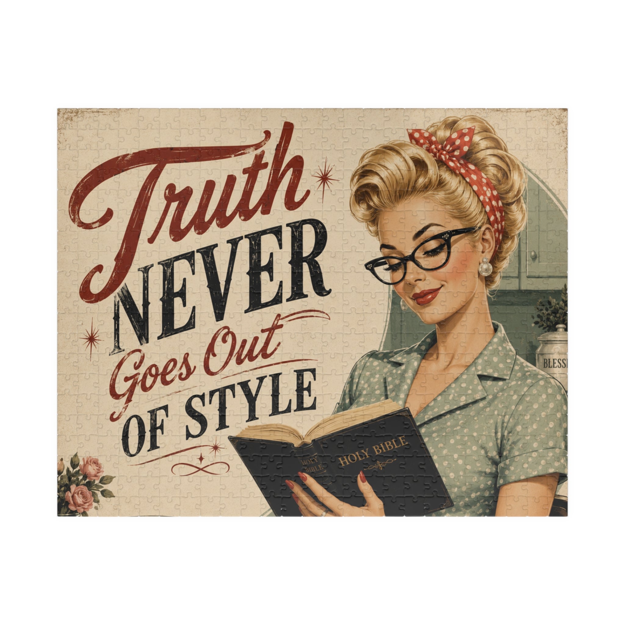 Vintage 'Truth Never Goes Out of Style' Jigsaw Puzzle